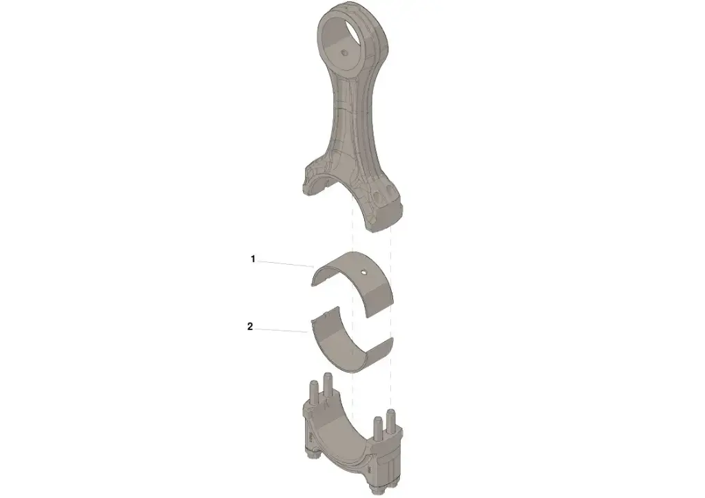 2882087 Juego de metales de biela