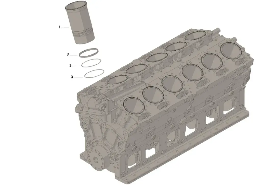 3801826 Kit de camisa de cilindro STD